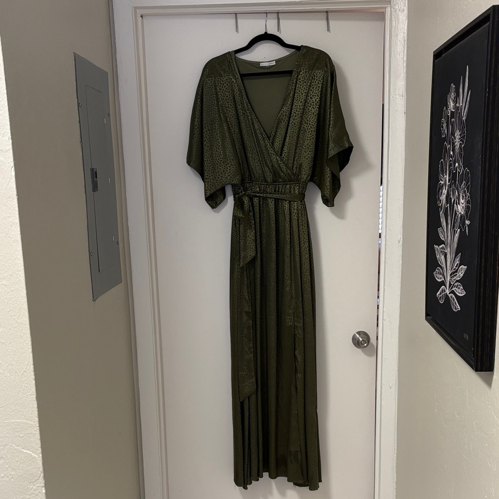 Baltic Born Deep Olive Maxi Dress